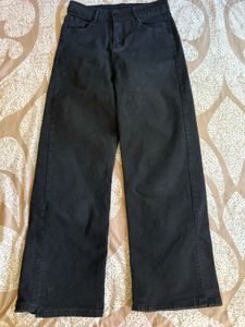 Black Straight Leg Jeans