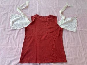 MAIXUN WOMENS BELL SLEEVE TOP
