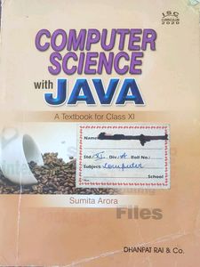 COMPUTER ISC ICSE SUMITA ARORA CLASS 11TH