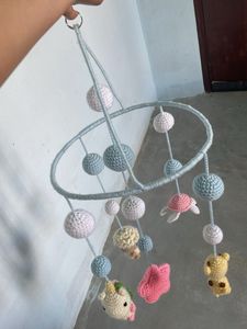 Handmade Crochet Baby Rattle