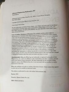 Advanced Engineering Mathematics By 10Erwin Kreysz
