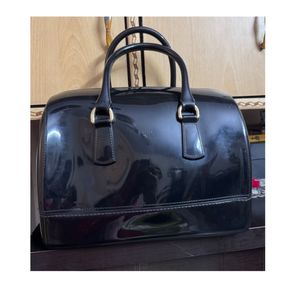 Furla Black Candy Satchel Bag