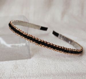Crystal Hairbands With Golden Borders
