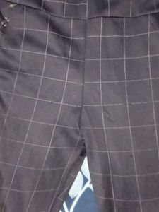 Stylish Plaid Trousers