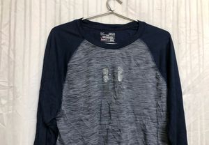 Under Armour Blue Long Sleeve T Shirt