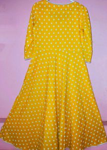 Bright Yellow Printed Kurta Pant Dupatta Set