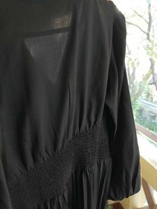 Elegant Black Midi Dress