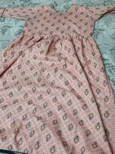 Floral Print Midi Dress with Tie