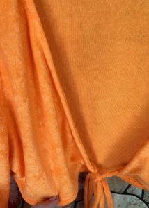 Orange Jacket Top