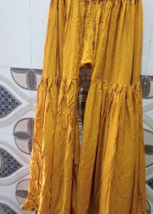 Yellow Sharara Set.✨