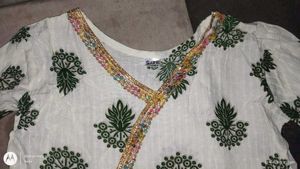 Stylish Floral Print Kurta