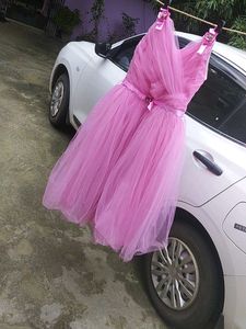 Pink Tulle Party Dress