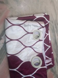Burgundy Wave Curtains