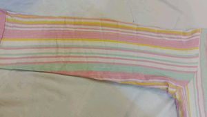 Striped Button-Down Dress Kurta And Dupatta