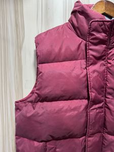 Harley Davidson Maroon Down Feather Puffer Vest