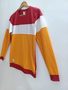 Mens Color Blocked T-Shirt casual bright