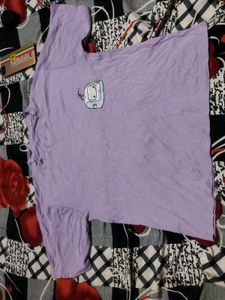 Lilac TV Graphic Tee