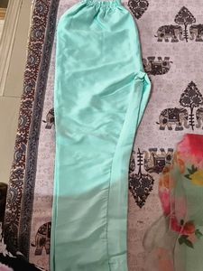 Mint Green Cotton Kurta Set