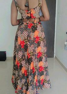 Women&#39;s cotton printed Lehenga CholiTopwear Fabric