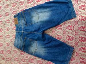 Denim Bermuda Shorts