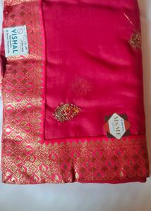 ELEGANT RED SAREE ❤️