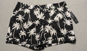 Palm Print Shorts