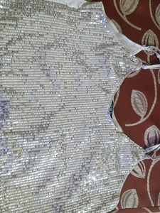 Shein Sequined Crop Top