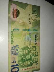 10 Cedi Ghana Currency