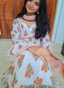 white kurta set🌻
