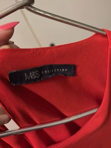 Red Long Sleeve Top