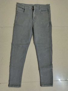Women Gray Denim Jeans @stretch Jean