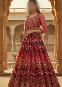 Pink Embroidered Gown