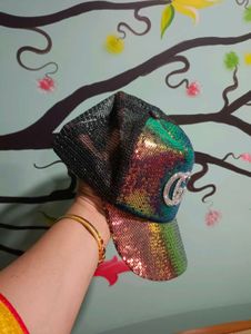 Sparkly Sequin Cap