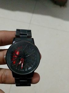 Stylish Black Wrist Watch