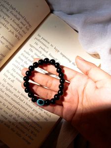 evil Black Beaded Bracelet