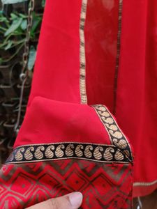 Red Sequin Duster Vest