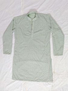 Men's Light Green Kurta