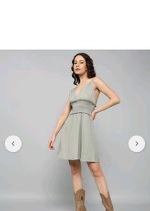 Elegant green dress size - 92 cm