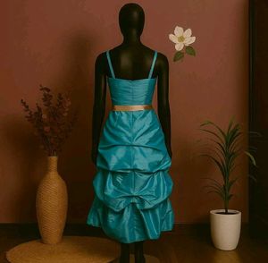 Elegant Teal Premium Dress