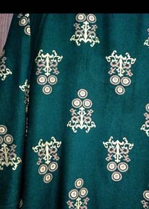 Libas Green Printed Leyered A-Line Kurta