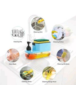 2-in-1 Soap Dispenser and Sponge Holder