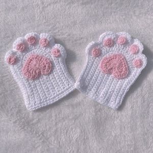 Crochet Cat Paw Gloves