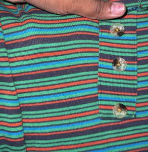 Striped Button-Up Top