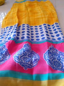 Colorful Printed saree