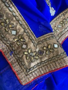 Blue Saree
