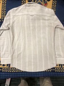 Zara Striped Button-Down Shirt Size Medium