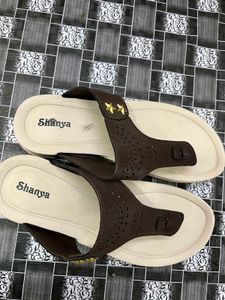 Shanya Brown Thong Sandals