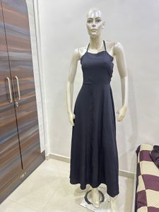 Elegant Halter Neck Maxi Dress