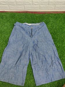 Wide Leg Cropped Pants