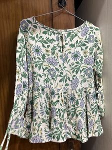 Floral Peplum Top